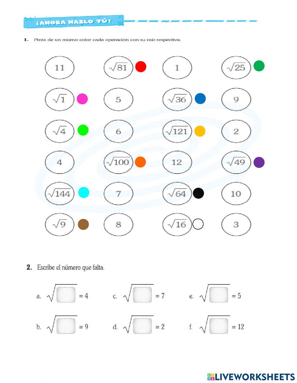 Evaluación álgebra