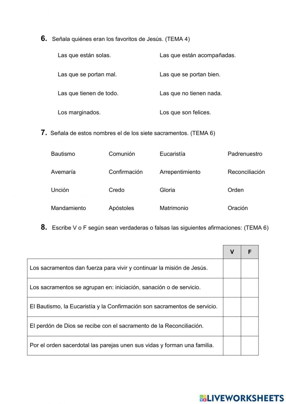 Evaluación Final 3º