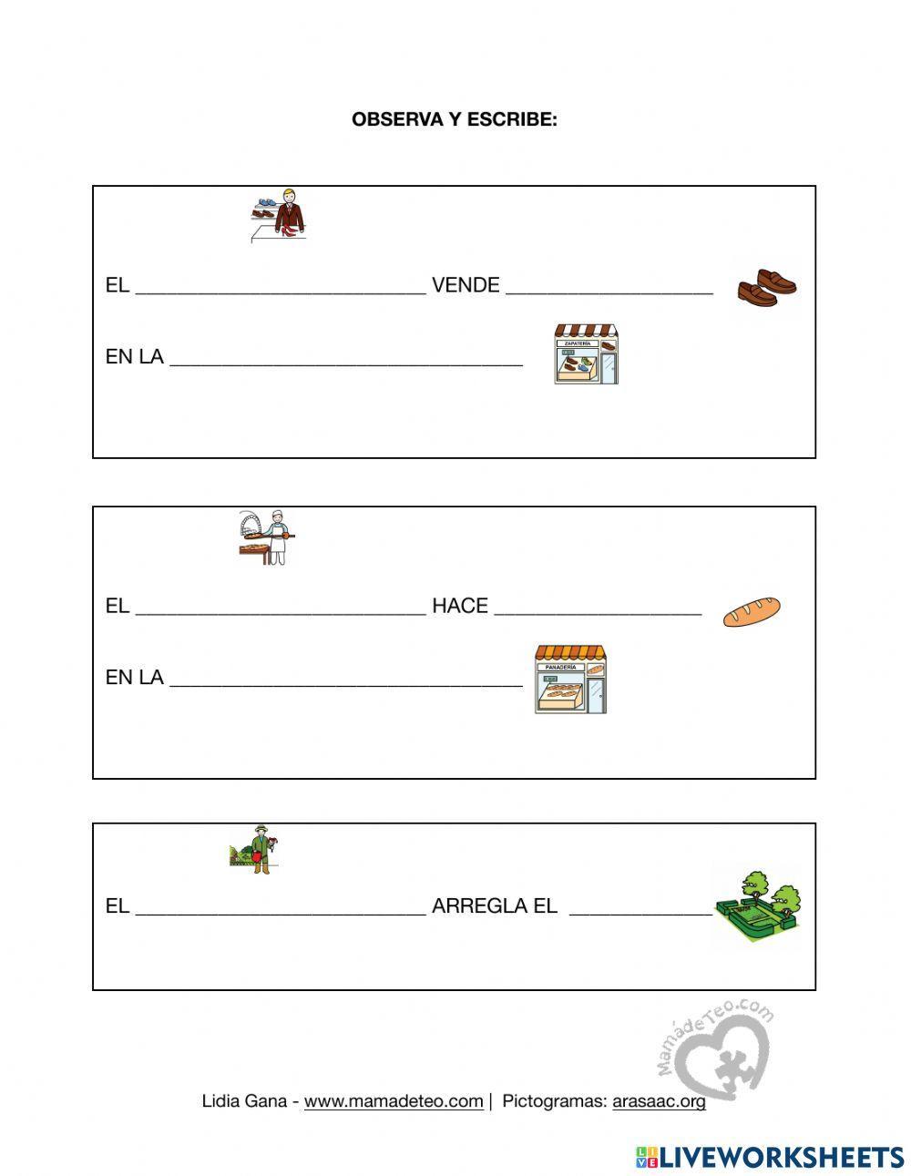 Familias de palabras