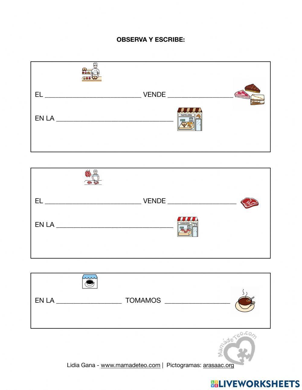 Familias de palabras