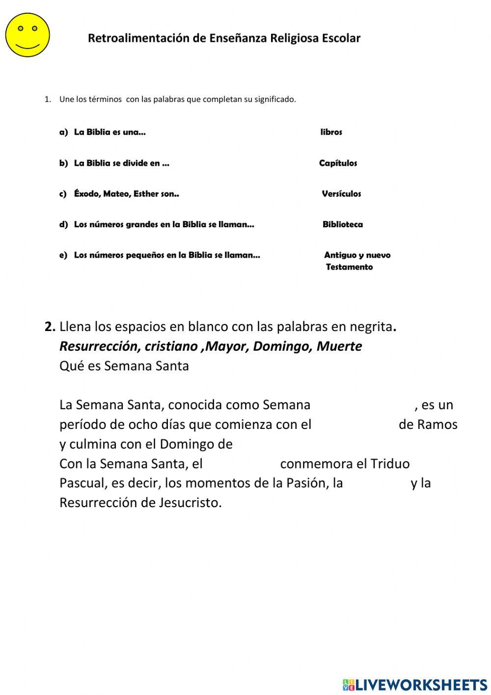 Estructura de la Biblia