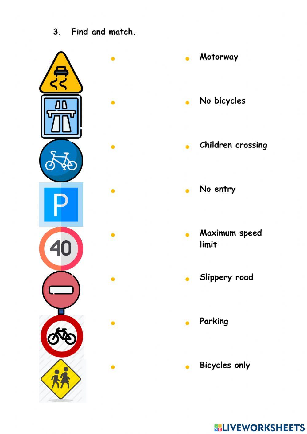 ROAD SIGNS