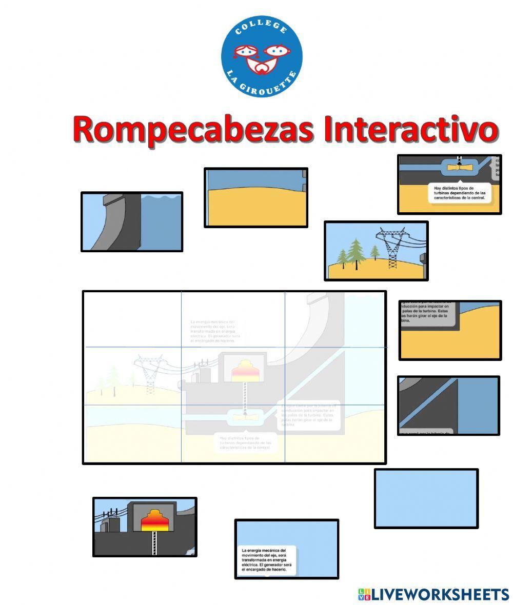 Rompecabezas central Hidroelectrica