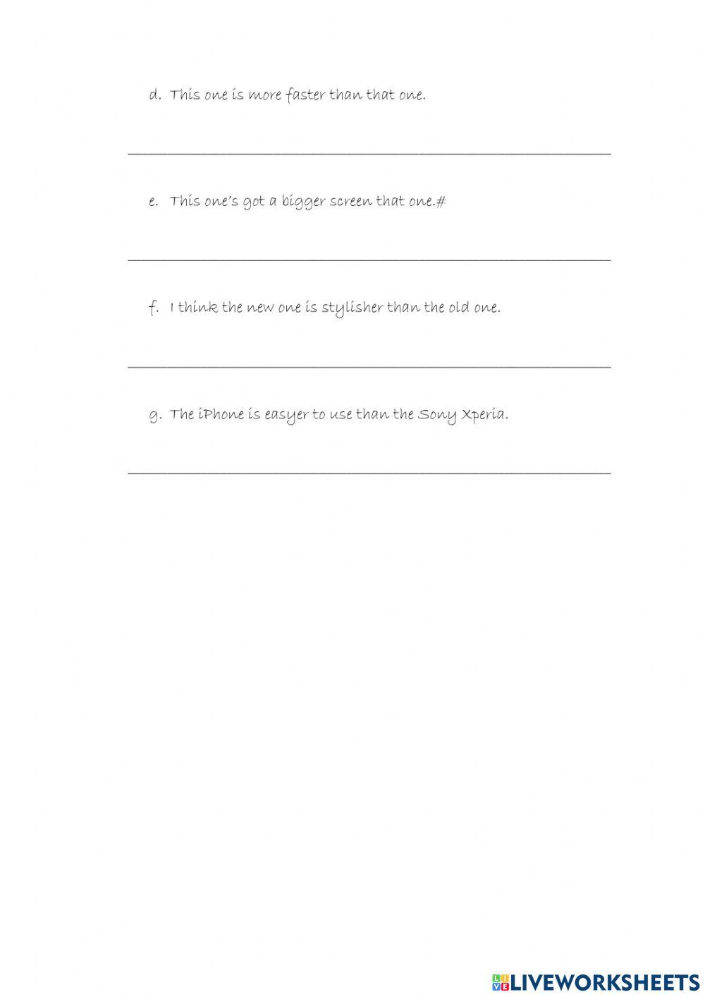 Talking about Consumer Goods