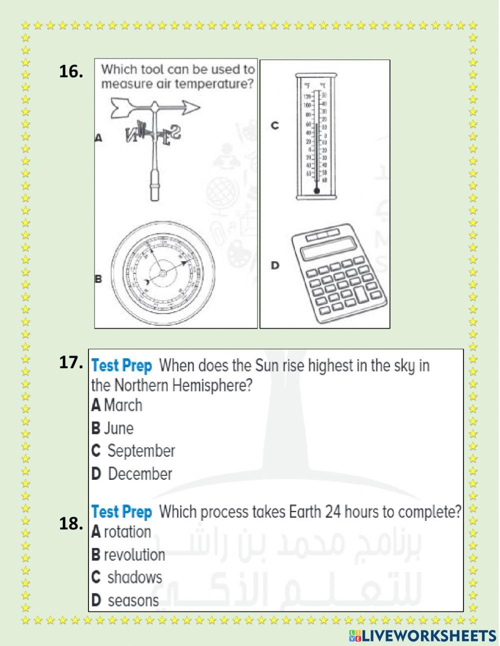 Practice questions- term 3