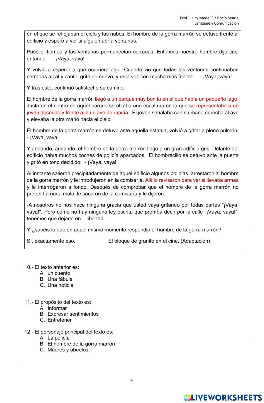 Evaluación Sumativa Unidad 2 Evaluación Sumativa Unidad 2