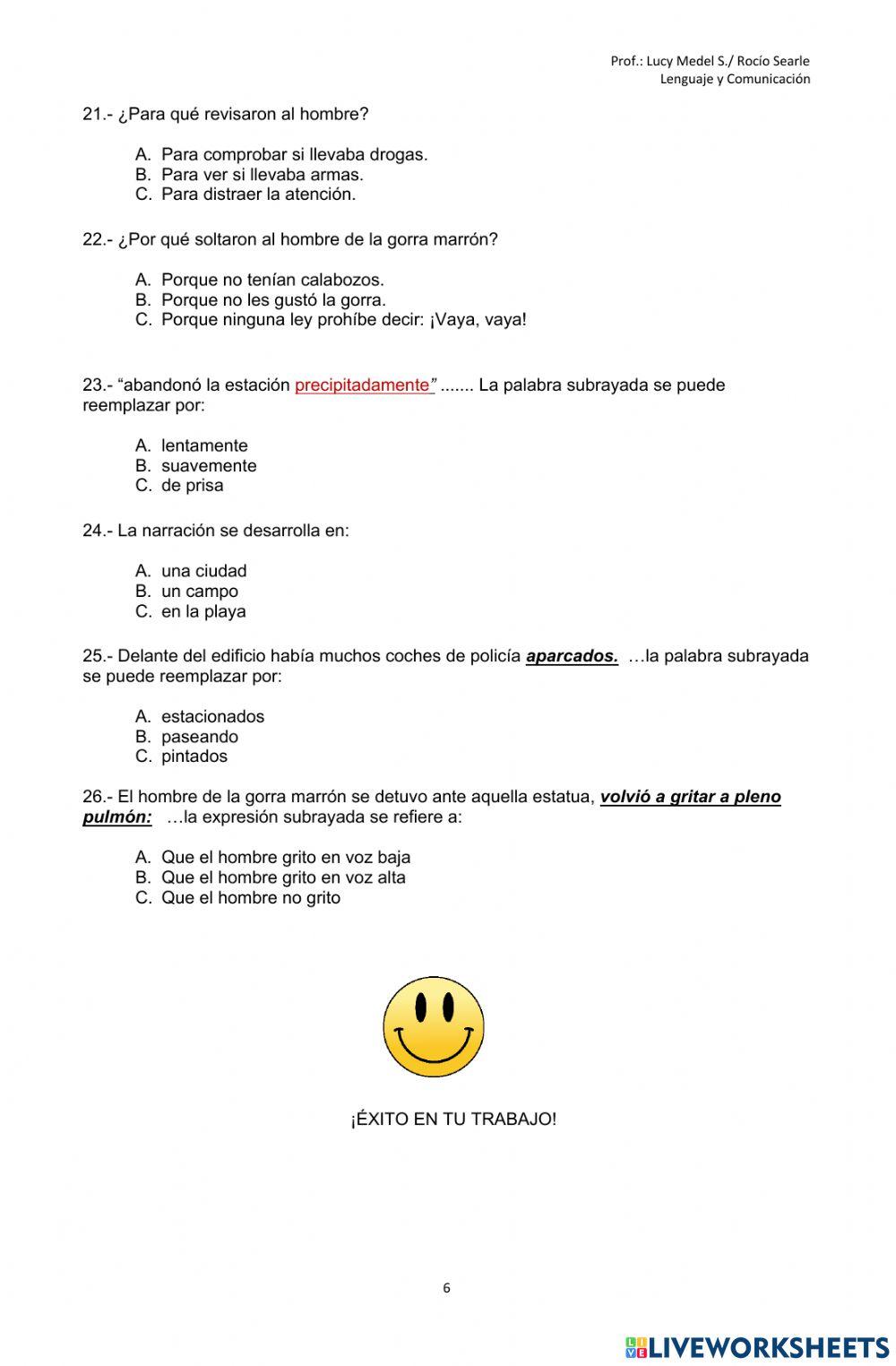 Evaluación Sumativa Unidad 2