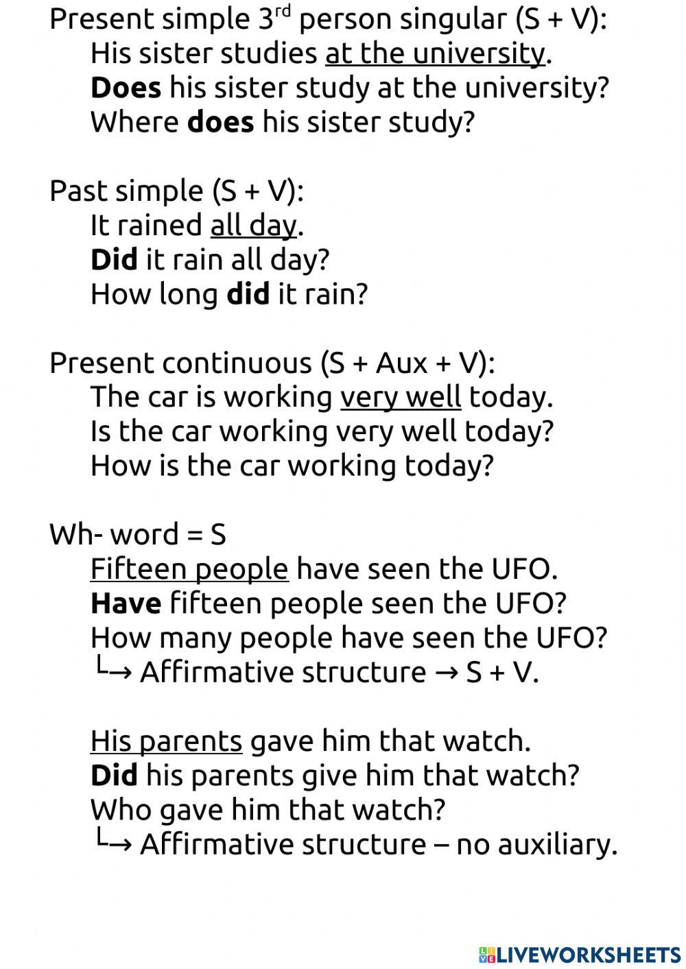 Interrogative structures - Chernobyl - mobile