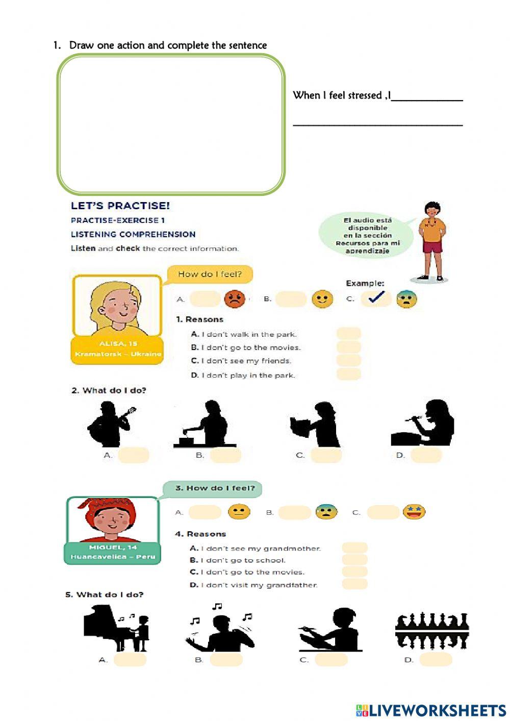 Let’s Reduce Stress-pre A1-Exp 3 - Activity 2