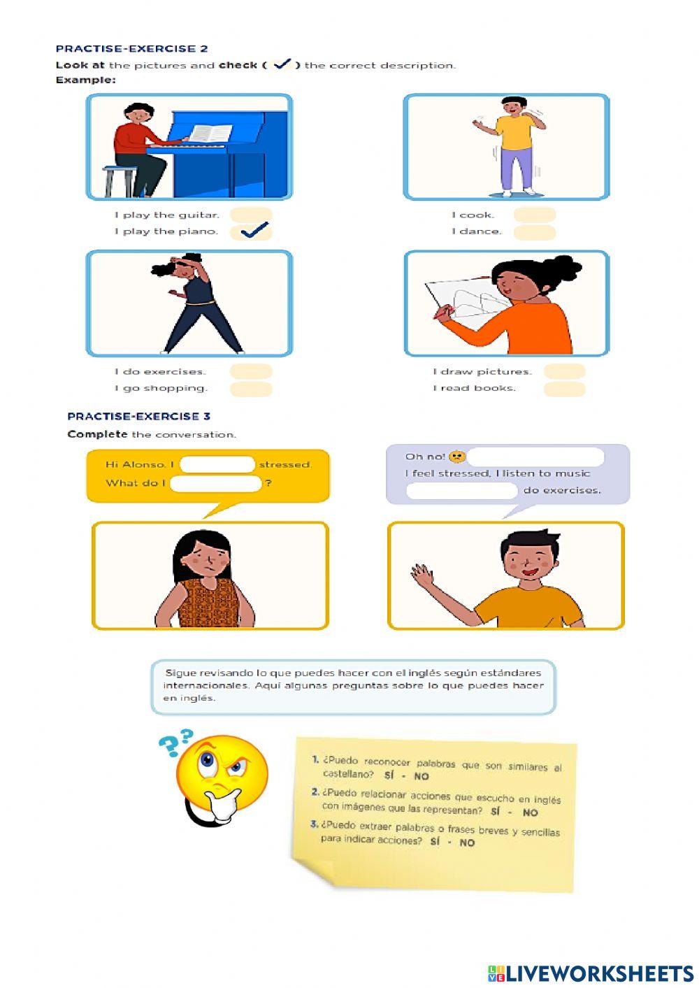 Let’s Reduce Stress-pre A1-Exp 3 - Activity 2