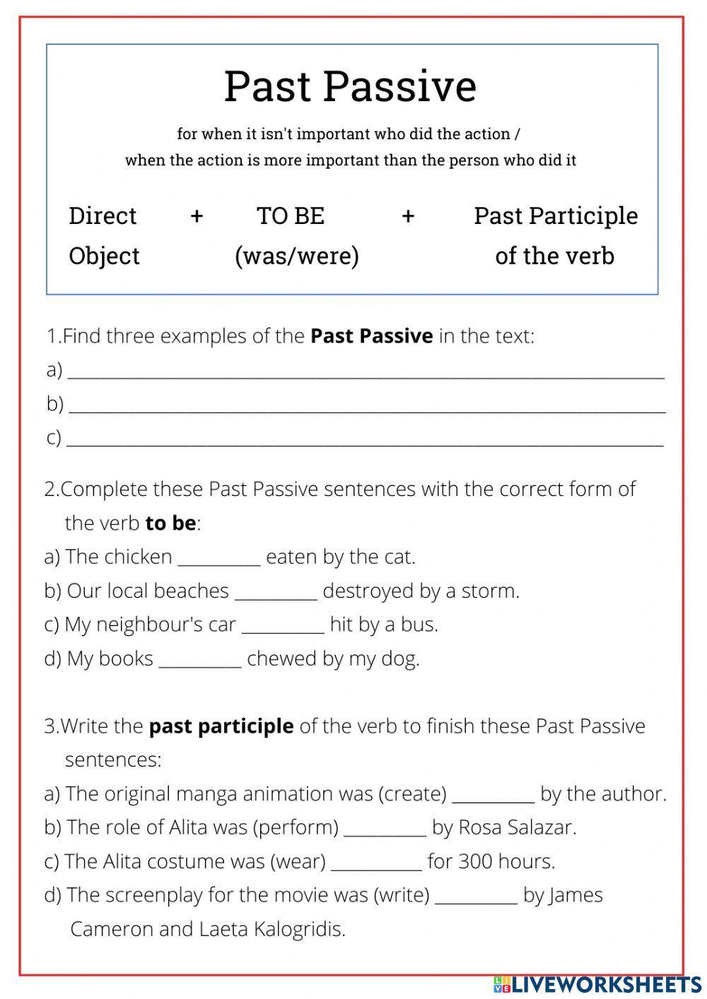 Past Passive: anime movie