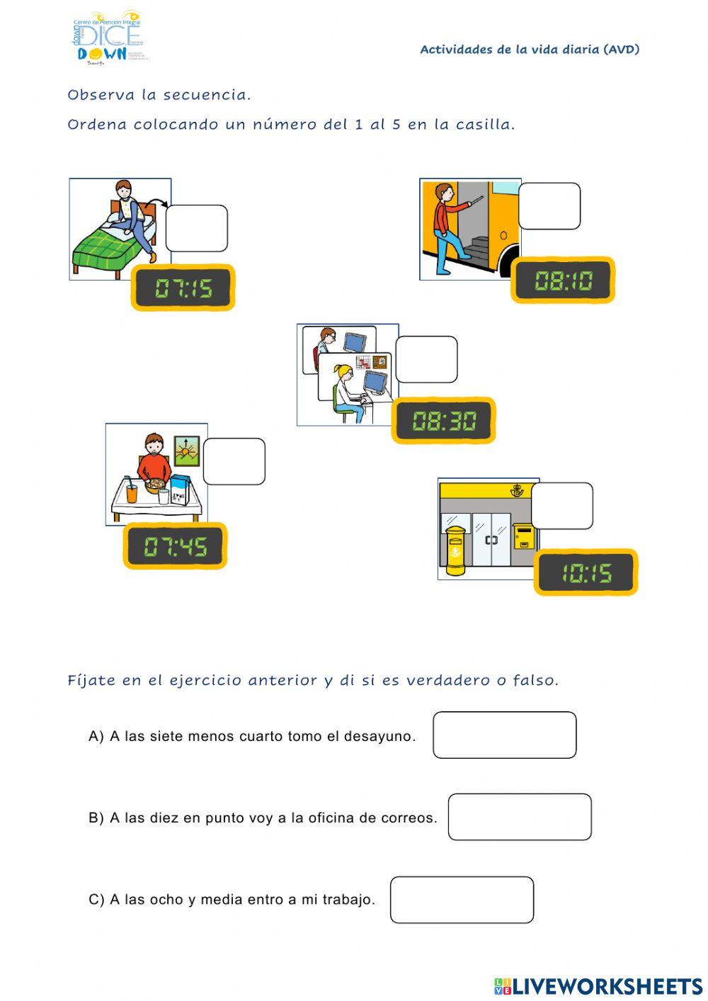 Reloj 14 - Secuencias Temporales