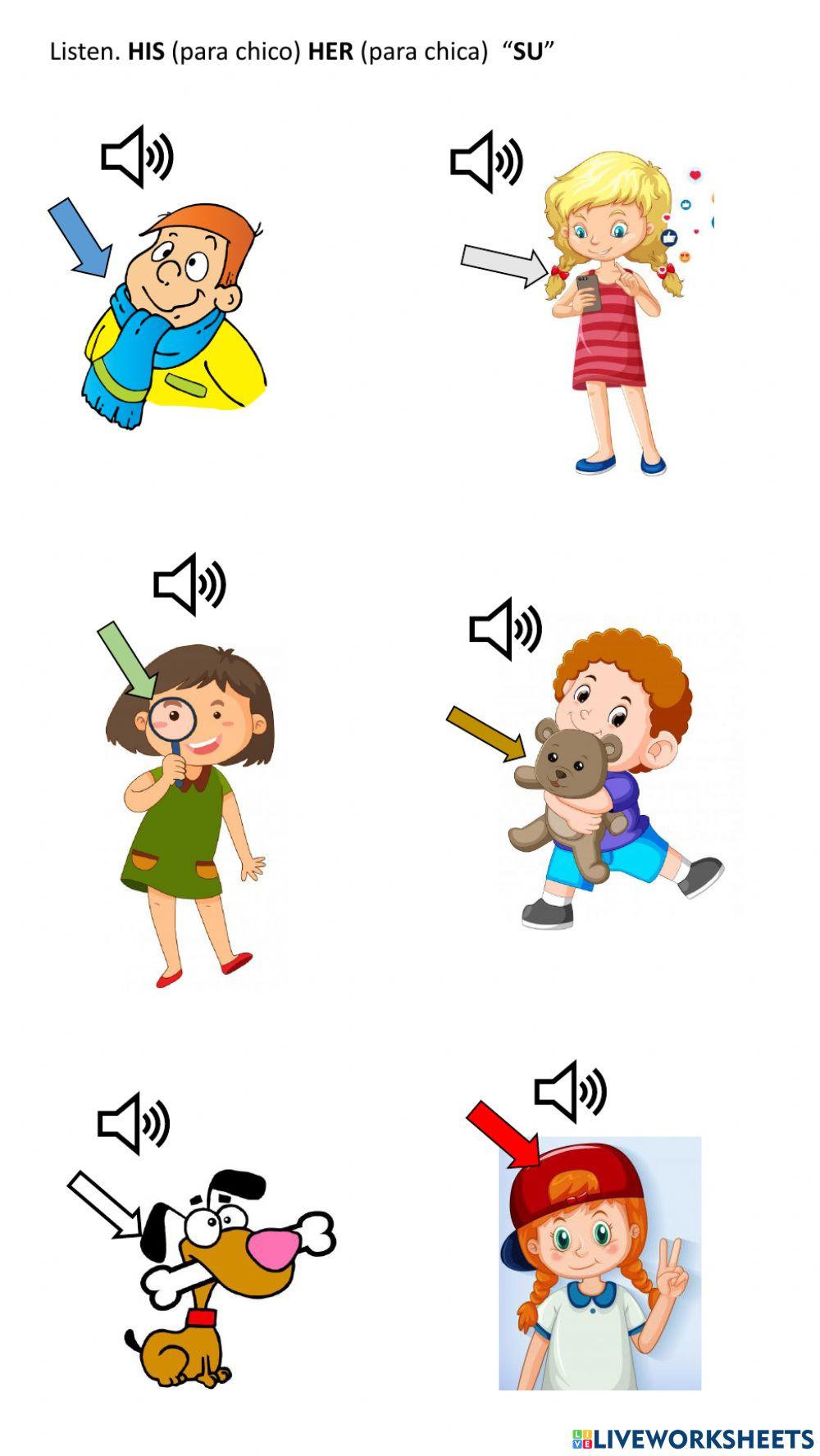 3º listen OBJECTS UNIT 6