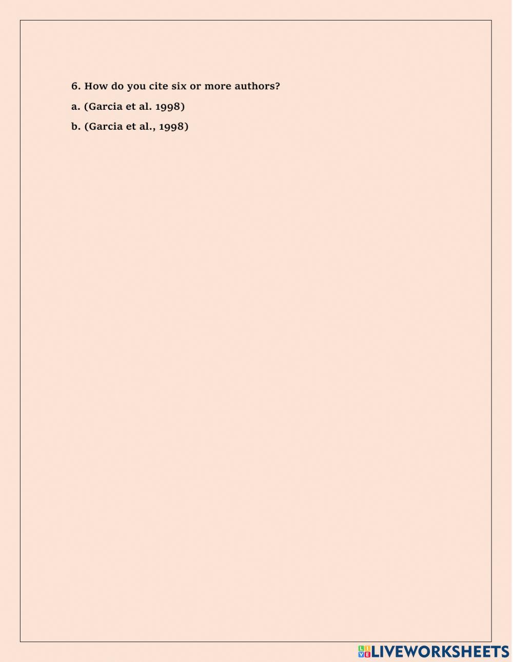 How to cite in academic texts