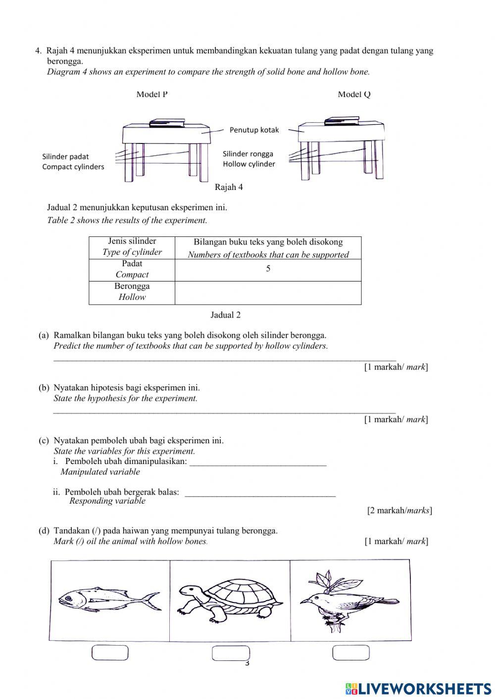 Latihan Sains Ting.5 Bahagian A