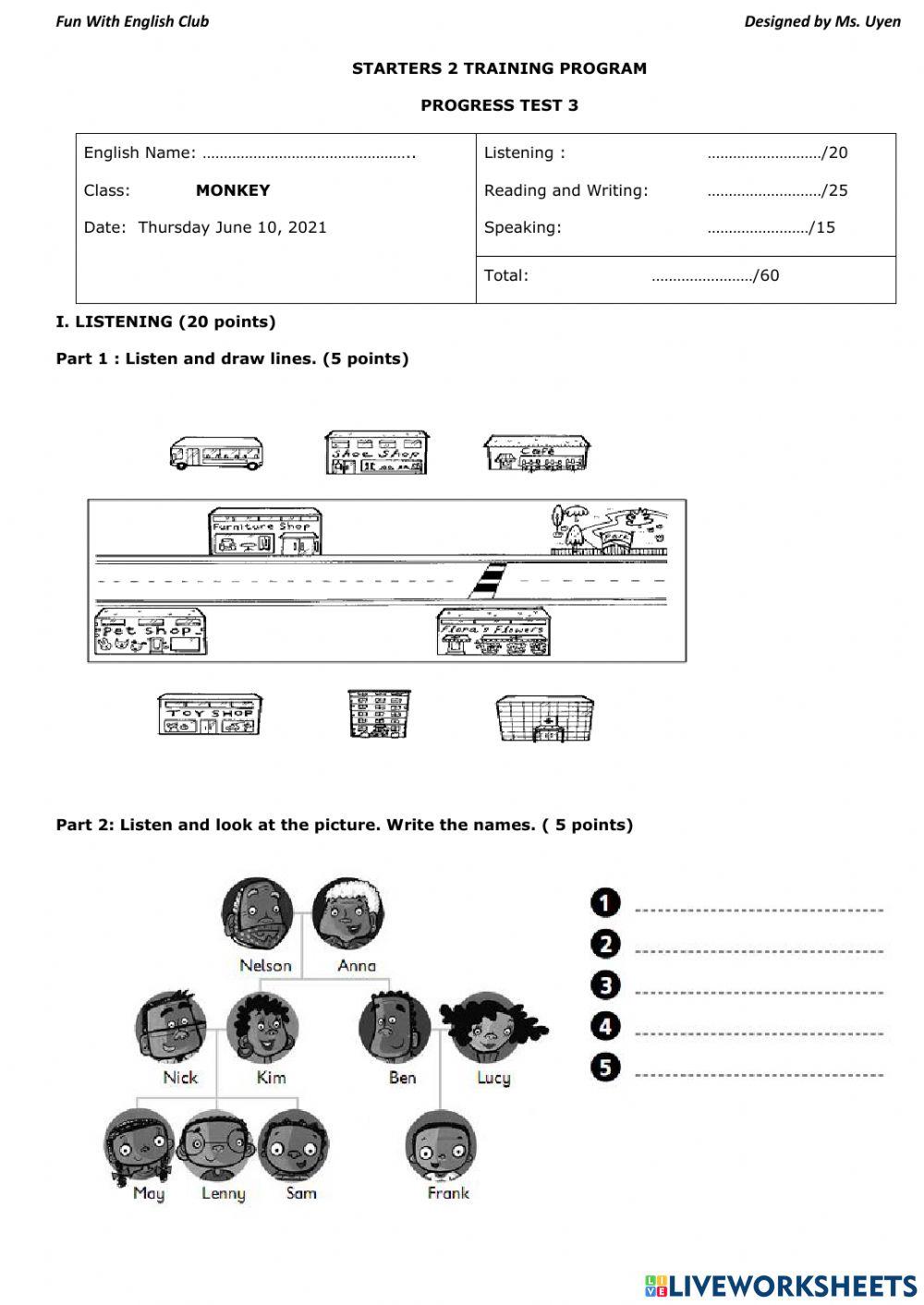 Monkey - KB2- progress test 3