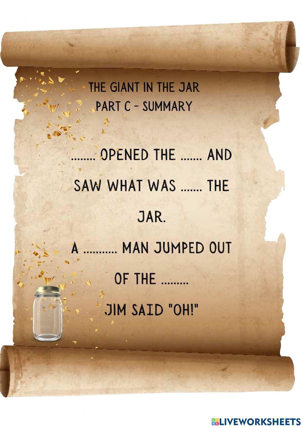 The Giant in the Jar part C