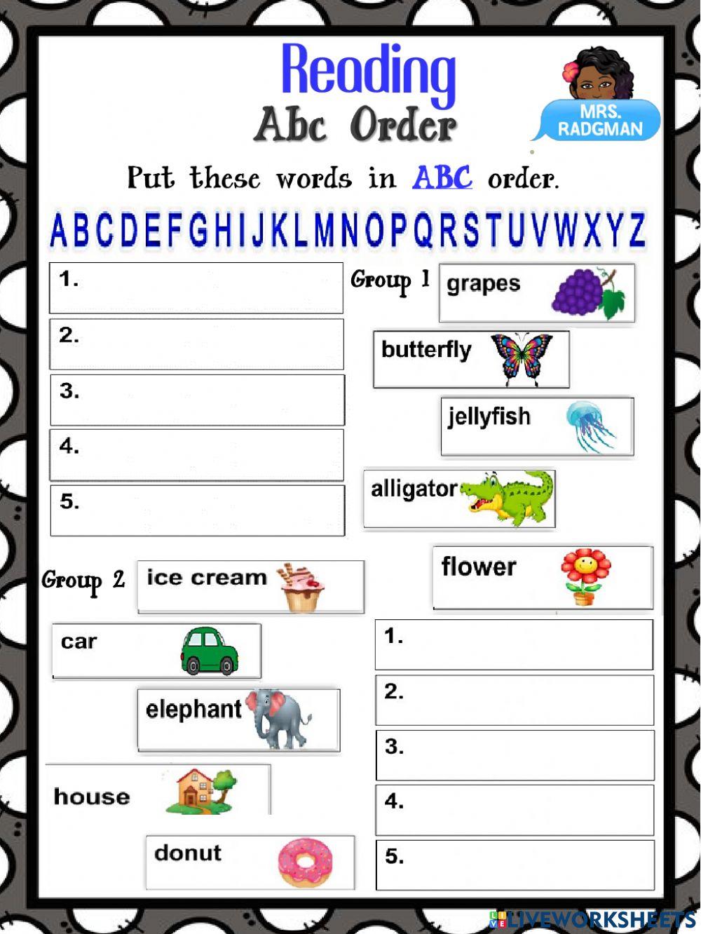ABC Order