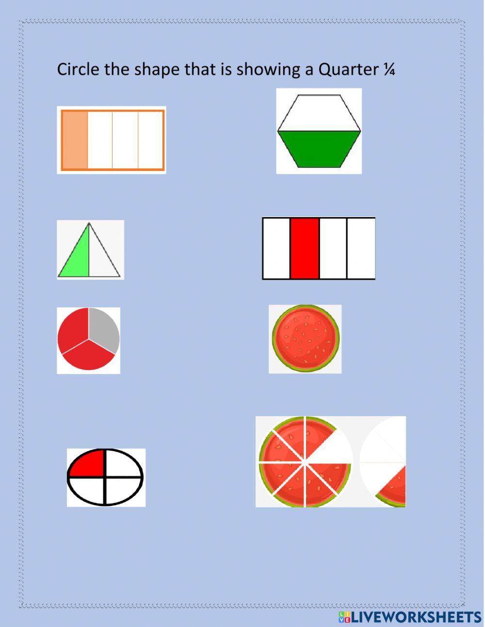 Fractions Quarter