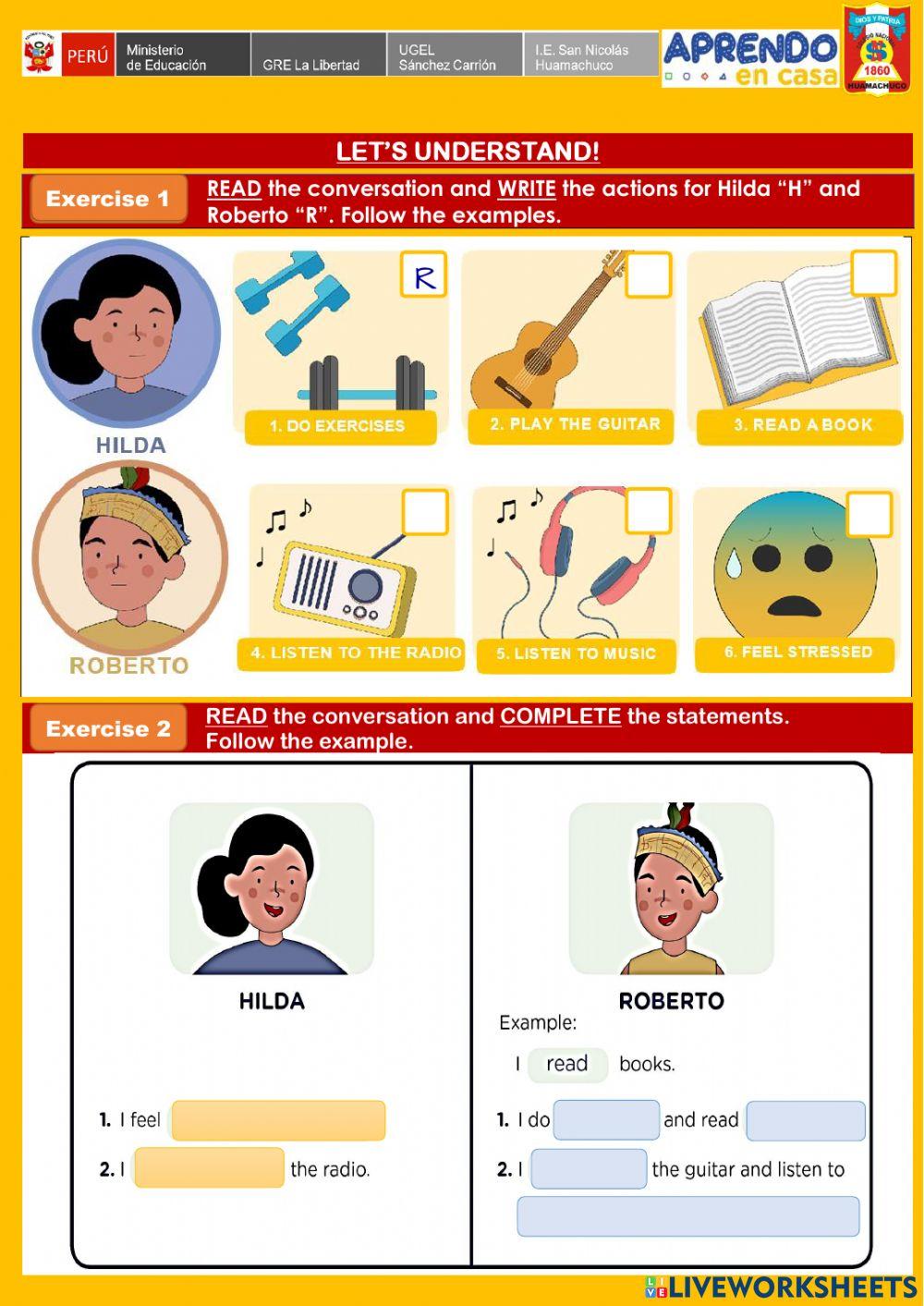 Week 12 - PRE A1 - Experience 3 - Activity 3. Reduce stress.