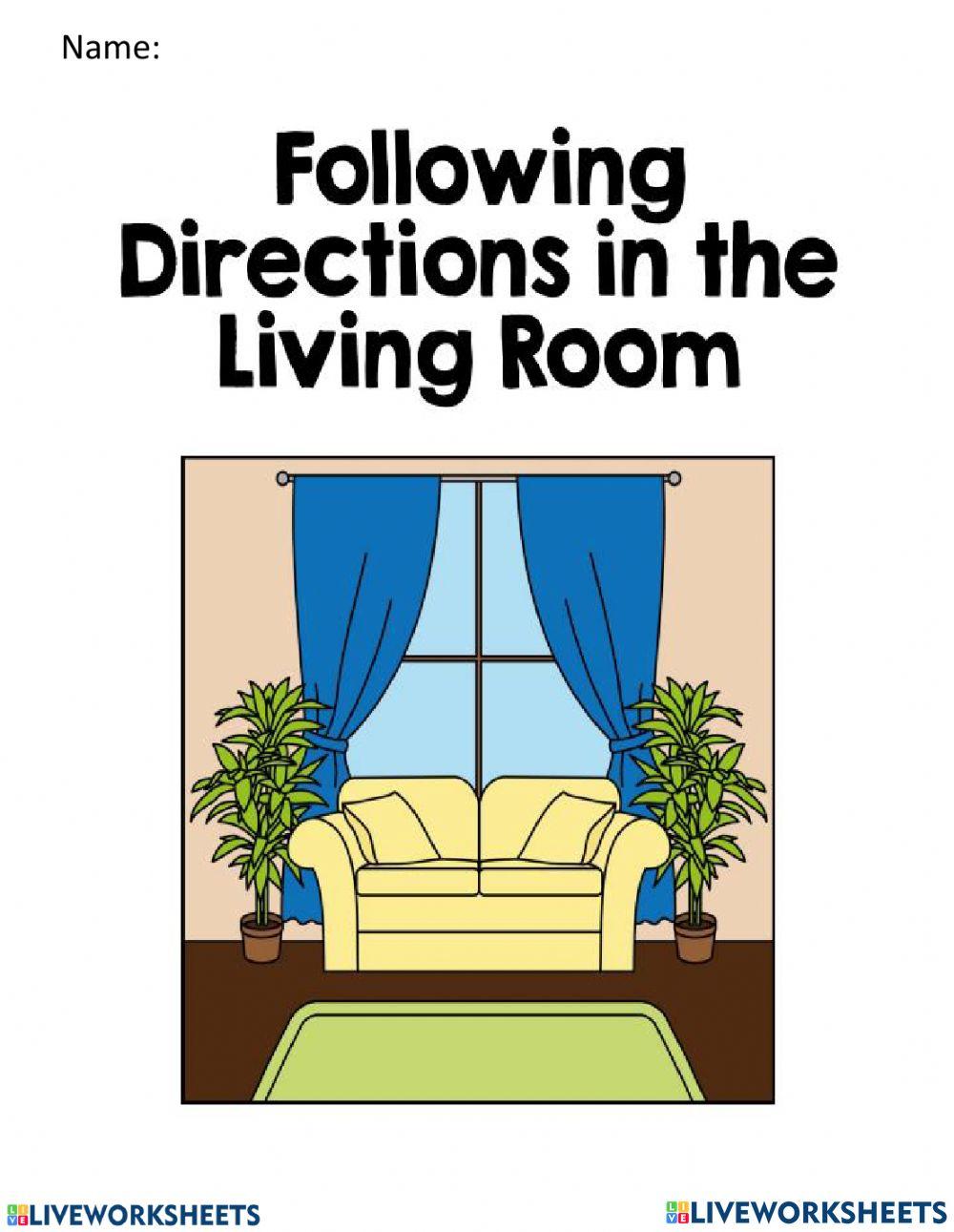 Comprehension - Following Directions Comprehension - Following Directions