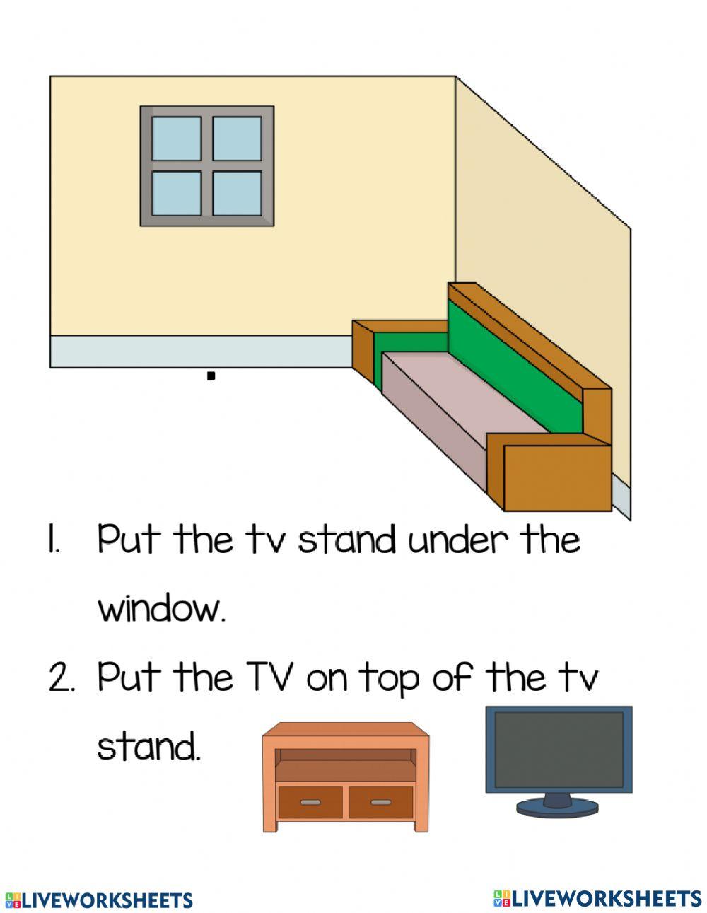 Comprehension - Following Directions Comprehension - Following Directions