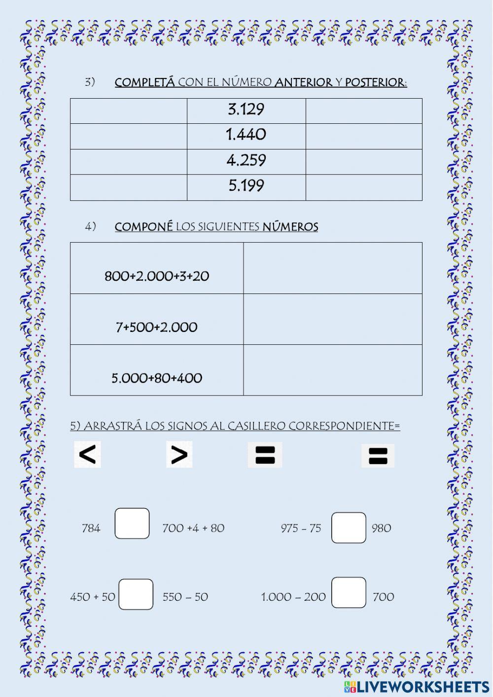Ejercitación de matemática ii