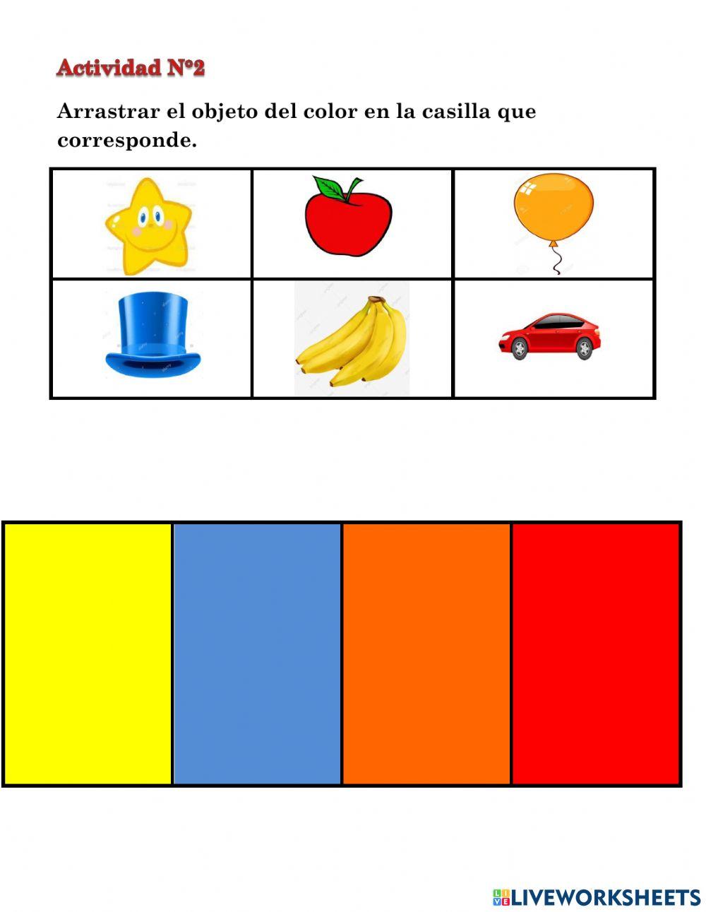 Actividades de los colores