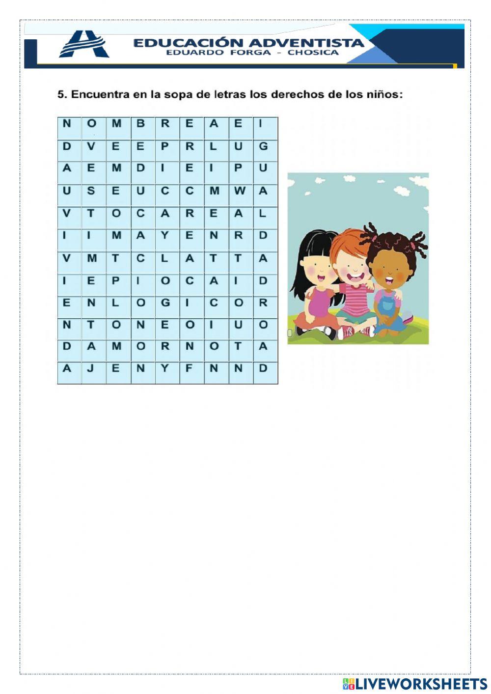 DERECHOS Y DEBERES DEL NIÑO