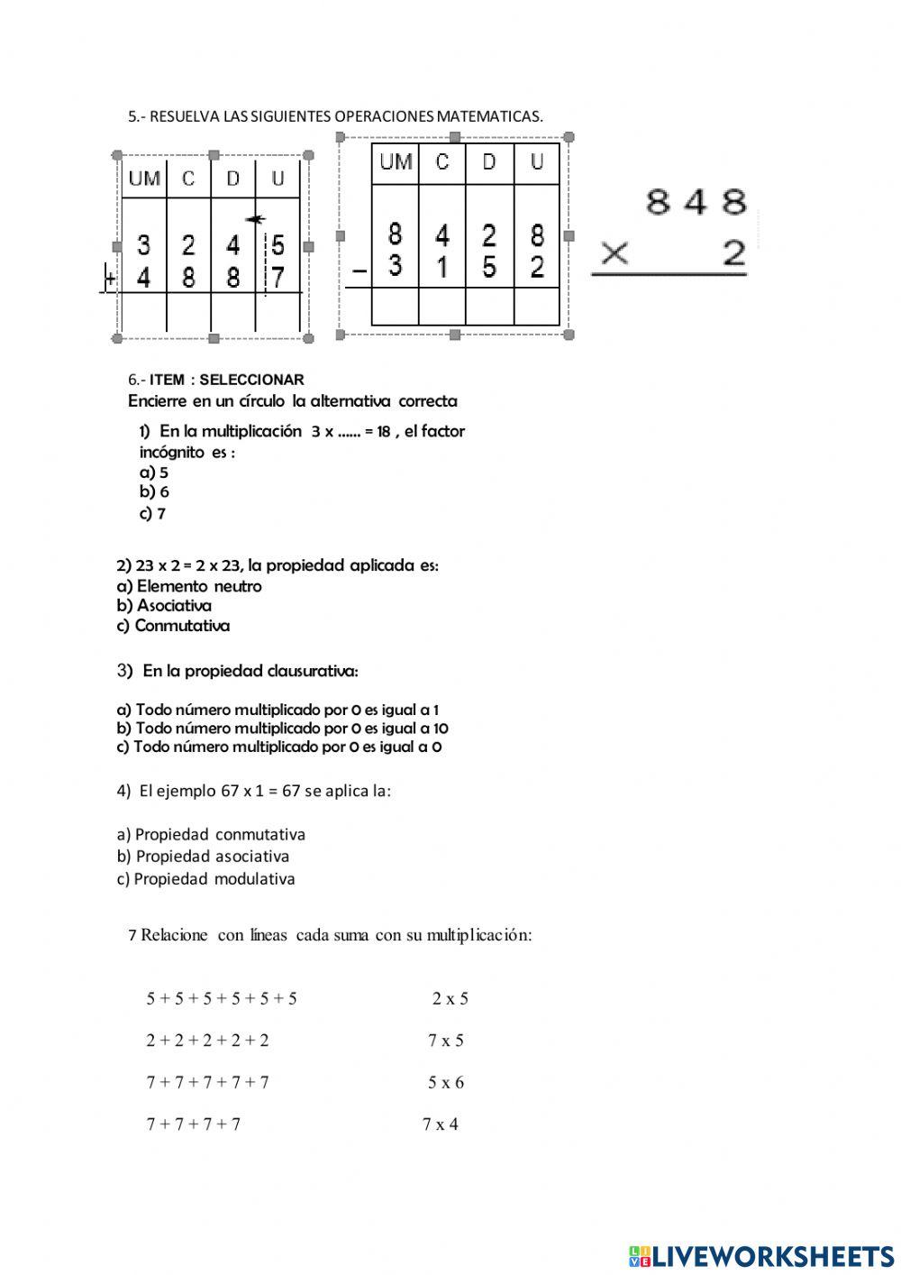 Prueba del cuarto parcial