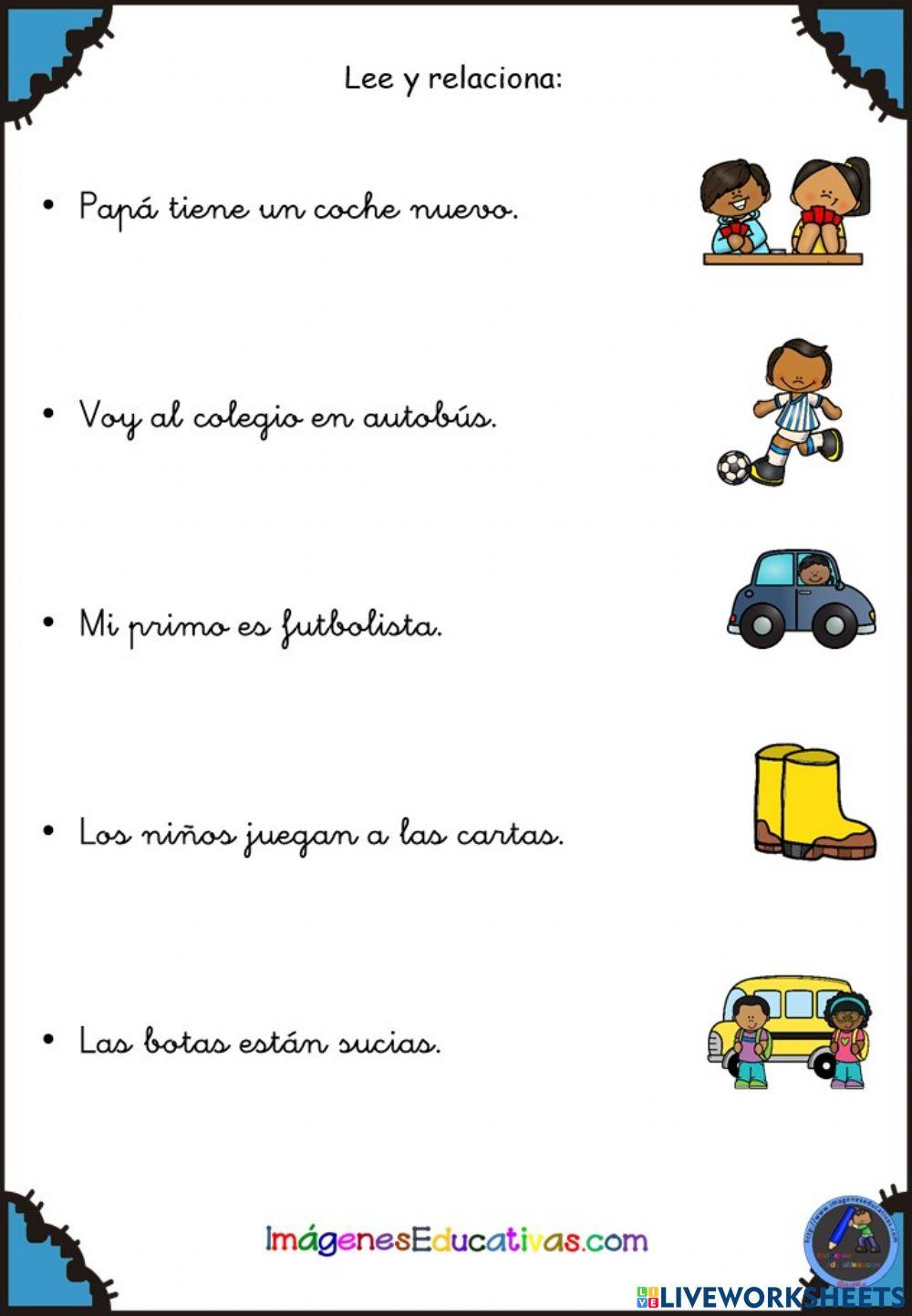 unir oración con imagen