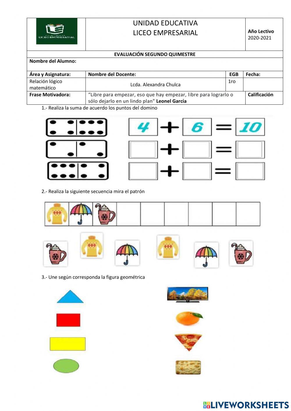 Relación lógica matemática