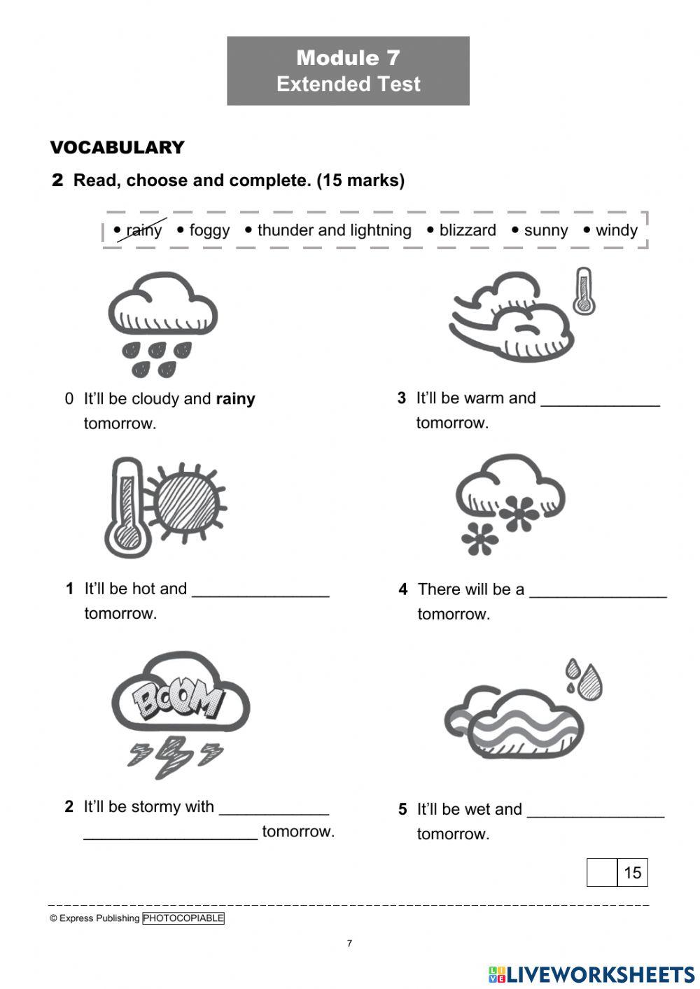 I Wonder 4 Module Test 7