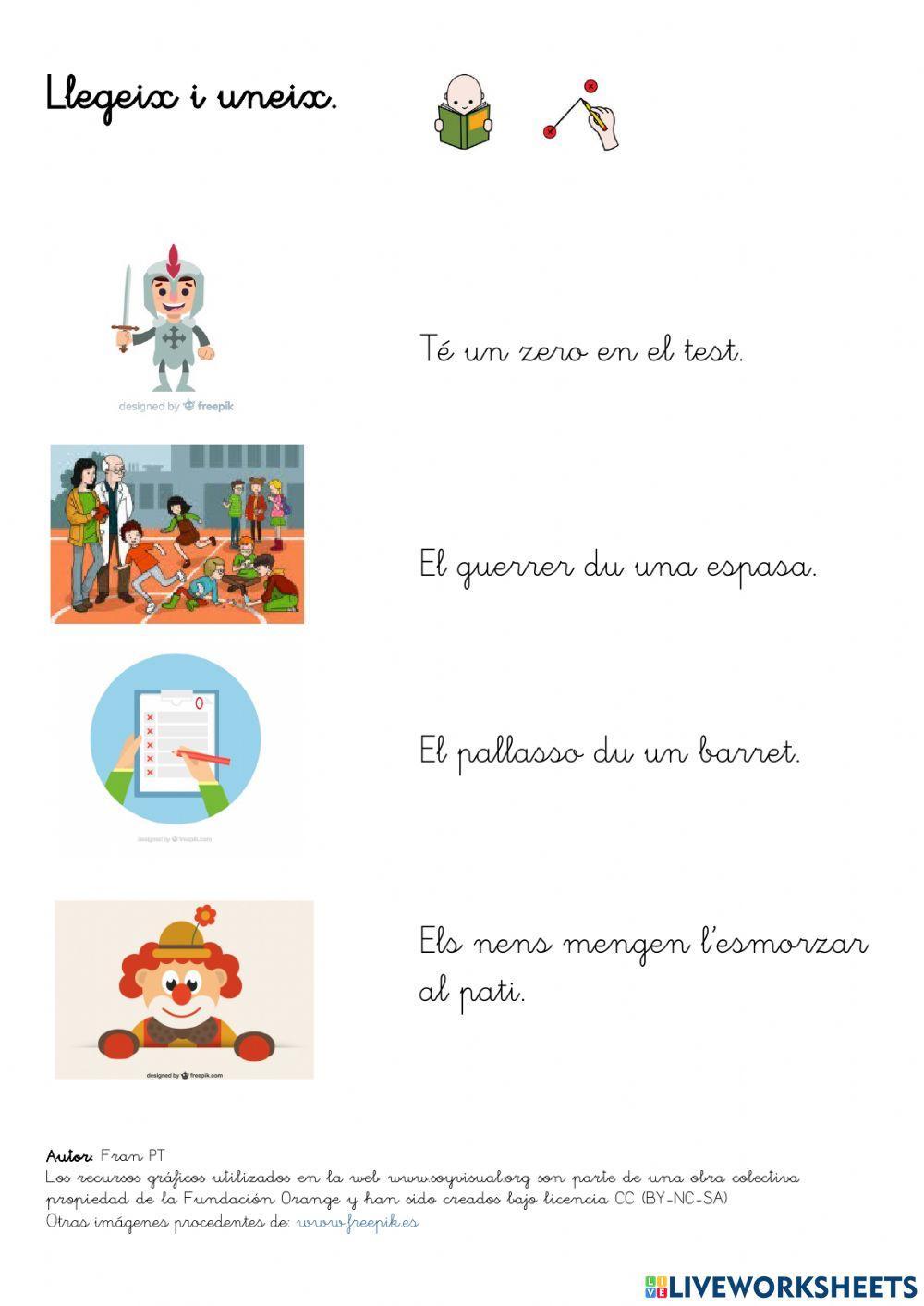 Comprendre oracions 4.