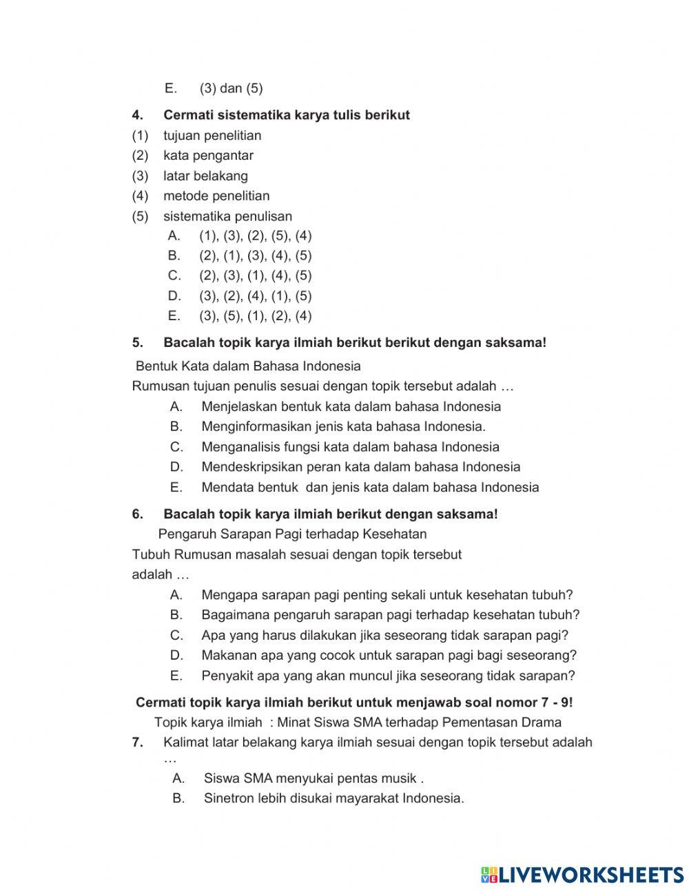 Bahasa Indonesia