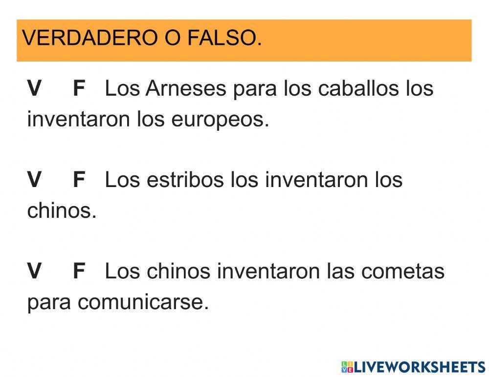 Los inventores , los chinos