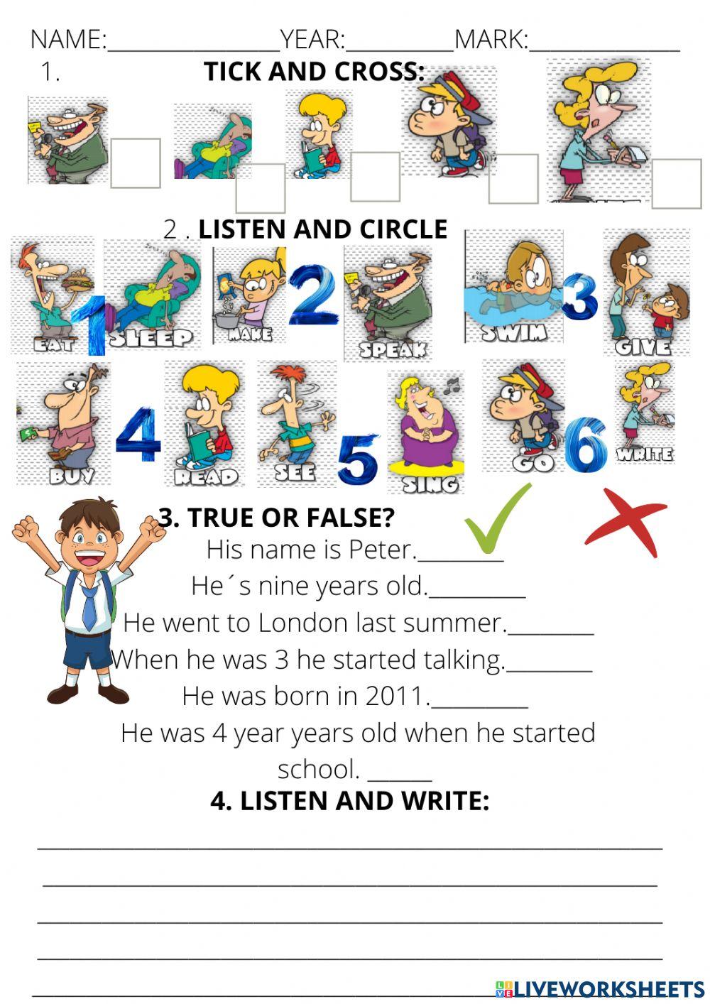 Listening in the past