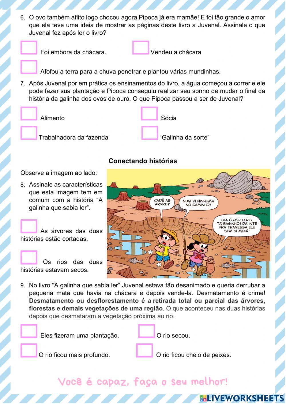 Sequência didática A galinha que sabia ler 2
