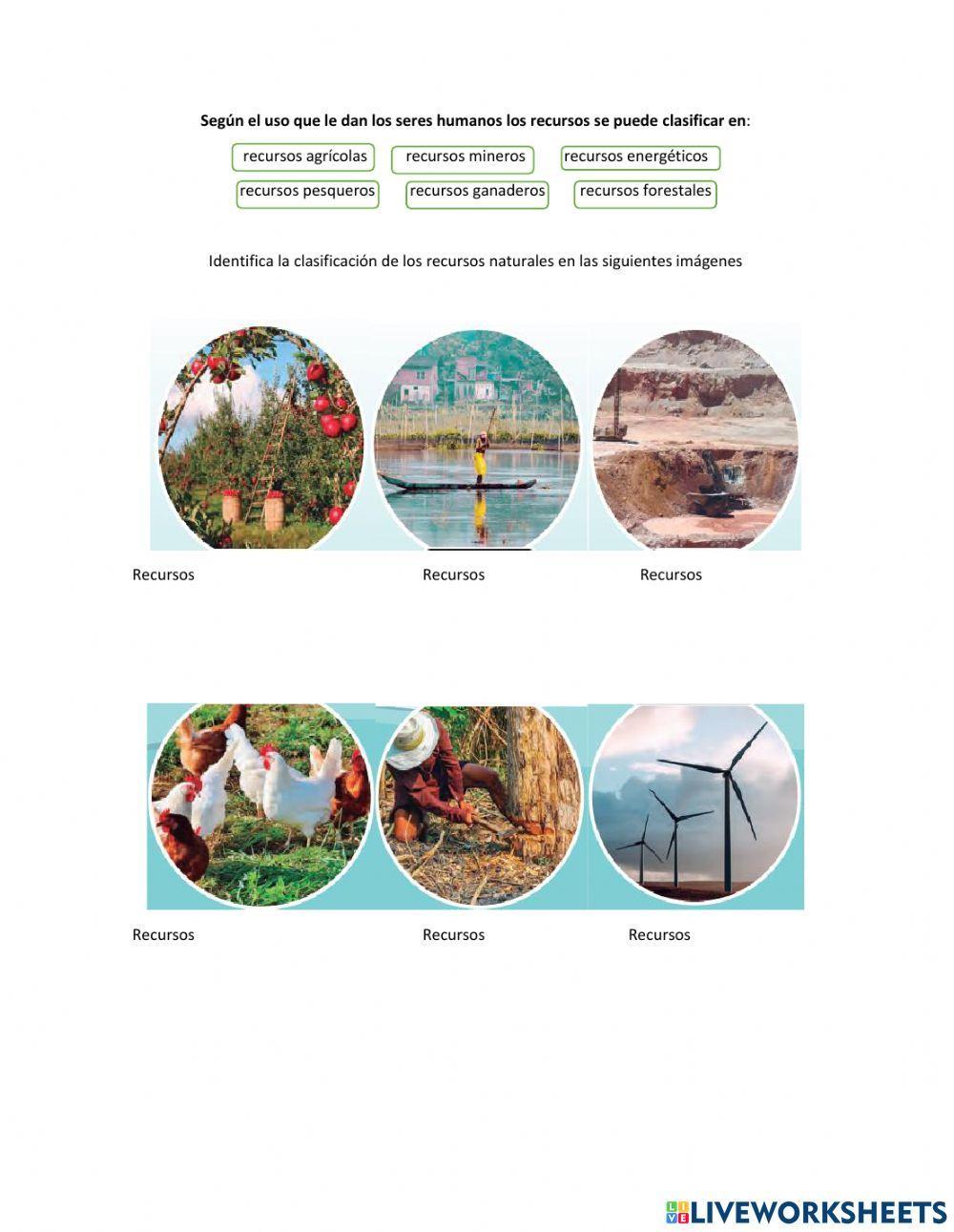 Recursos naturales among us