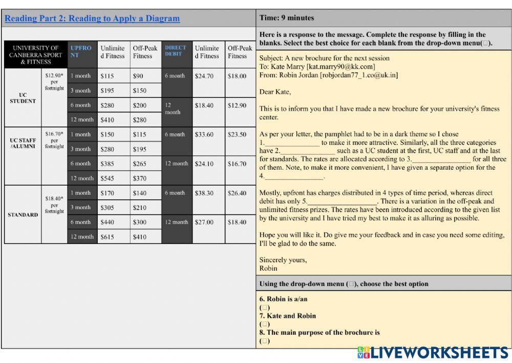 Reading Test 9 Part 2