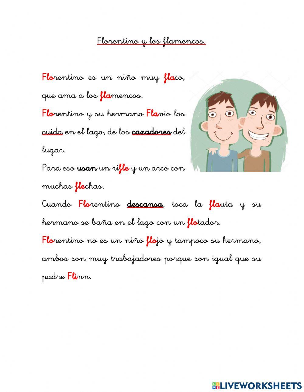 Actividad comprensión lectora 9 2 º A