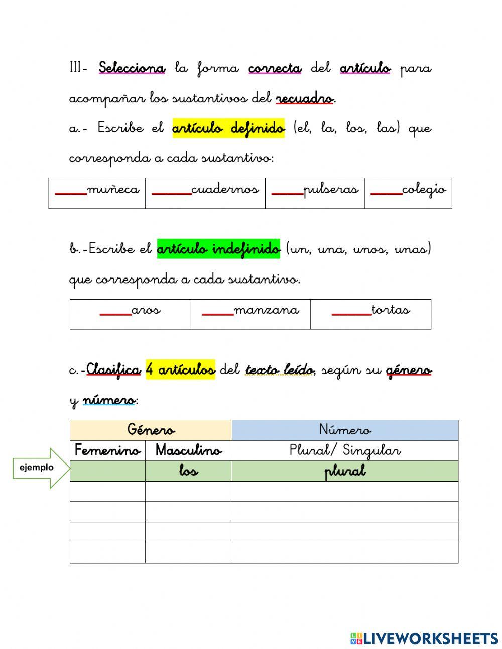 Actividad comprensión lectora 9 2 º A
