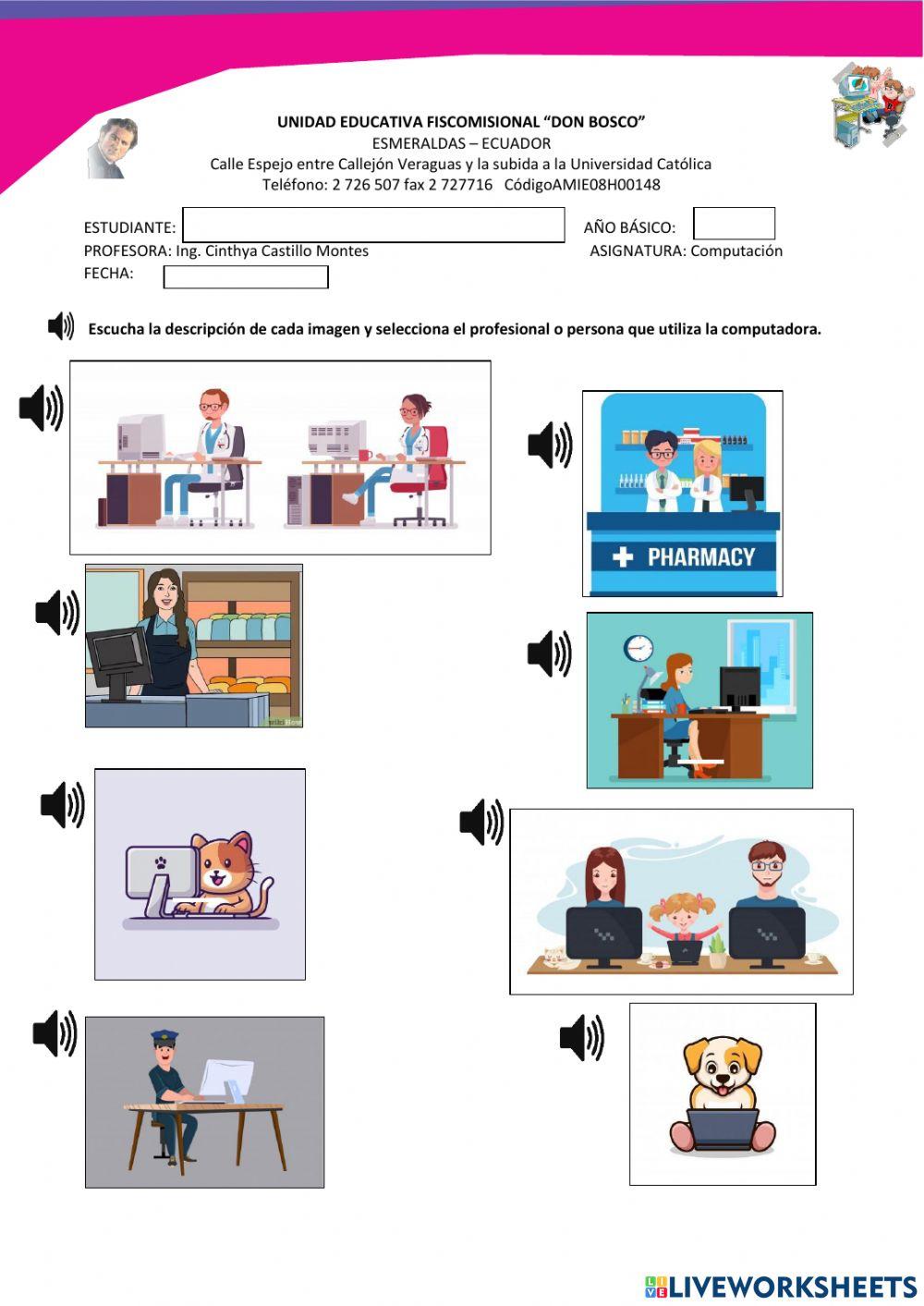 Personas que utilizan la computadora