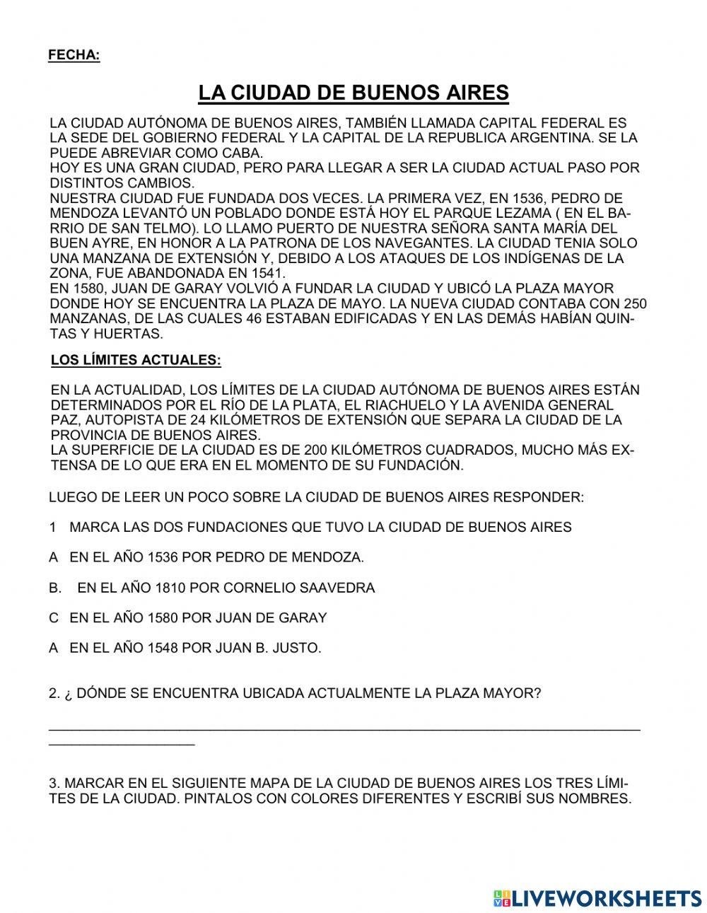 La ciudad de buenos aires