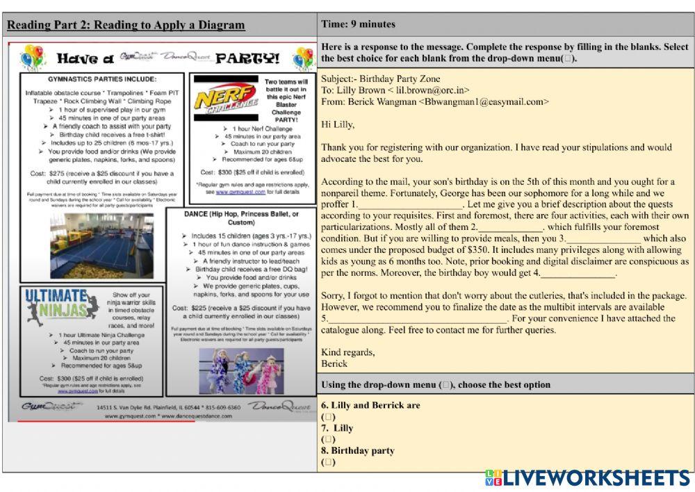 Reading Test 10 Part 2