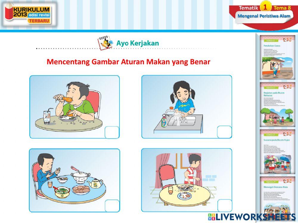 LKPD Kelas 1 Tema 8 Subtema 3 Pembelajaran 1