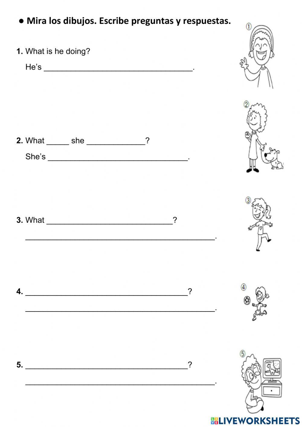Verbs-Present continuous