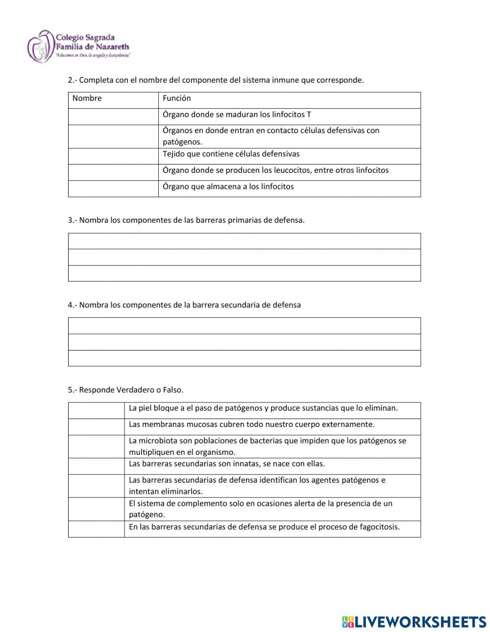 Barreras de defensas