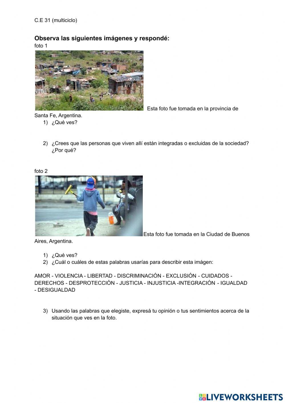 Día de los adolescentes y jóvenes por la inclusión social y la convivencia