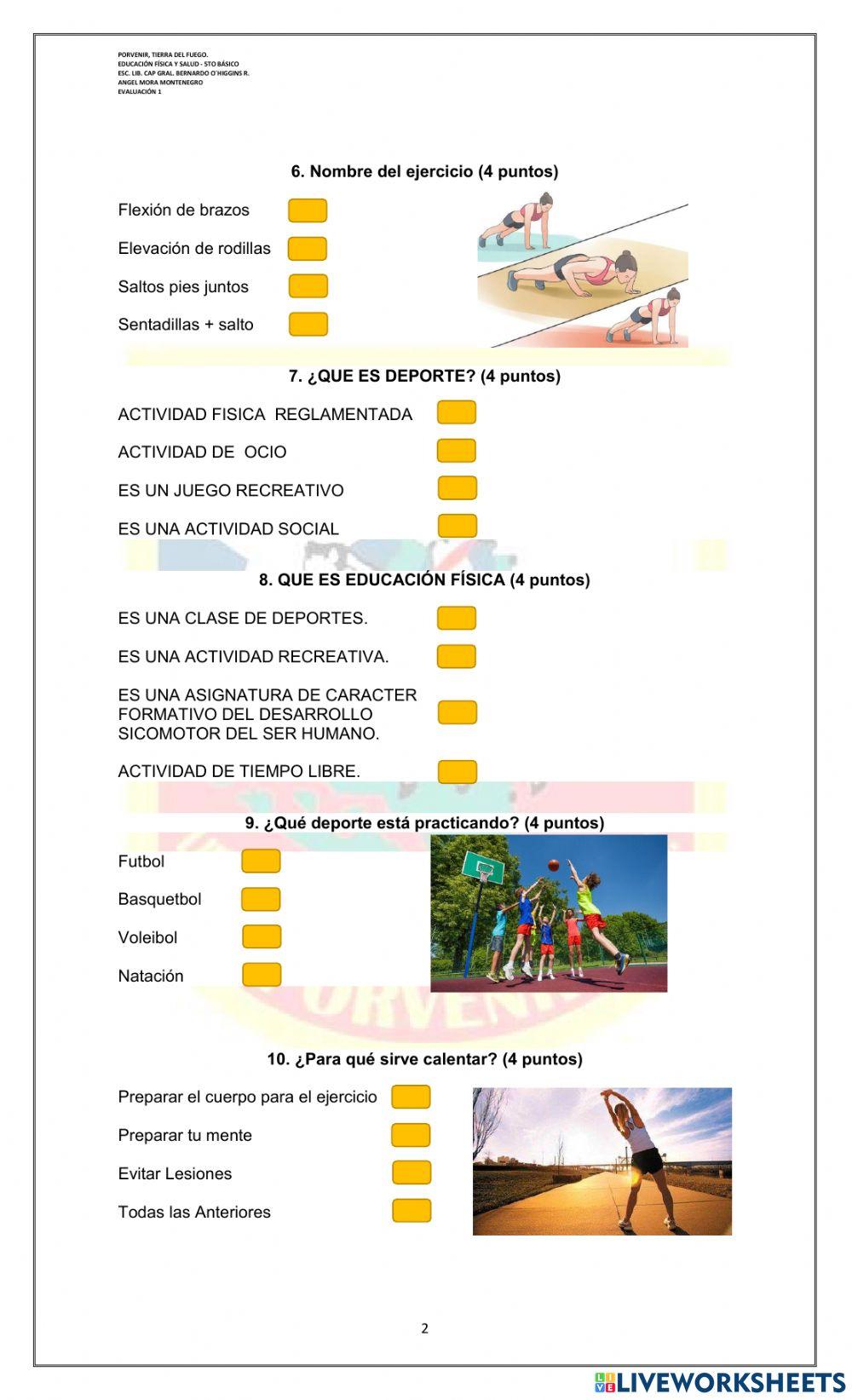 Evaluación 1 - SEPTIMO BÁSICO